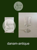 Mandalay Hvidvinsglas, Høj Kumme. 13.5 cm H. Holmegaard