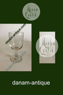 Kastrup-Gedenkglas mit Schwalben, Radierung