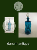 Holmegaard / Kastrup Glasværk Kluk Kluk Karaffel i Blåt Glas