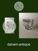 Holmegaard Glasgefäß mit Deckel für Marmelade, Zucker