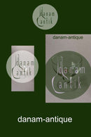 Holmegaard Cocktailglas dekoreret med hvid hane