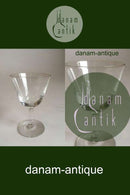 Lyngby Glasværk Thurø Portweinglas mit Sternschliff