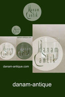 Holmegaard Cylinderformet Sjusglas Planslebet. Fra starten af 1900-tallet