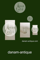 Kastrup Vandglas med båndslibning. Fra 1880-1900