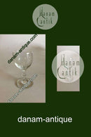 Swedish glass Oak Leaves Sweet Wine Glass