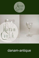 Val St. Lambert style Red Wine Glass