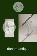 Val St. Lambert style White Wine Glass