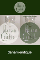 Val St. Lambert style Port Glass