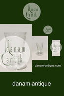 Schönes altes Weinglas aus der Zeit um 1900