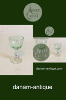 Holmegaard Derby Weißweinglas mit grüner Tasse