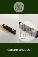 Hans Hansen Palisander Børste med sølvindlæg