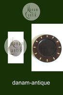 Hans Hansen Palisander Tallerken med indlagt sølv