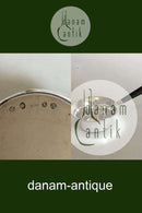 Grann & Laglye Sølv Smørnæb med håndtag af ben