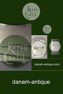 Wiwen Nilsson Sterling Sølv Otte-kandtet fad, Lund 1940