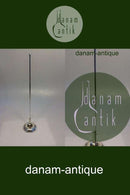 Silver Table Flag Pole for Birthdays and parties