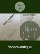 "Amager / Twist" Snaps, Hedvinsglas på Høj Silk. Kastrup Glasværk