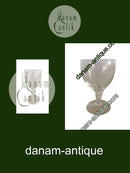 "Amager / Twist " Rødvinsglas. Kastrup Glasværk / Holmegaard