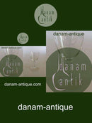 "Amager / Twist" Hedvinsglas fra Kastrup Glasværk / Holmegaard.