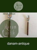 Jens Quistgaard IHQ Dansk Stål og Bambus Gaffel Toke