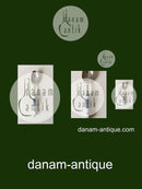 Bjørn Wiinblad Siena Blå Rosenthal Spiseske i Keramik og Rustfrit Stål