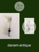 Blå Bjørn Wiinblad Siena for Rosenthal Lille Gaffel