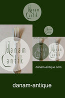 Riberhus Cohr ATLA versilbert Lunchgabel