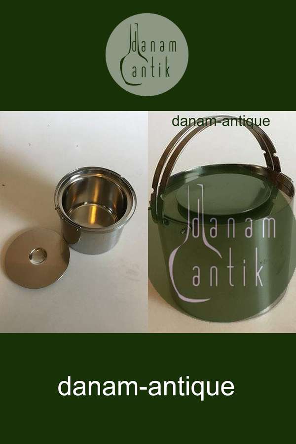 Stelton Cylinda-line Isspand i rustfrit stål med låg