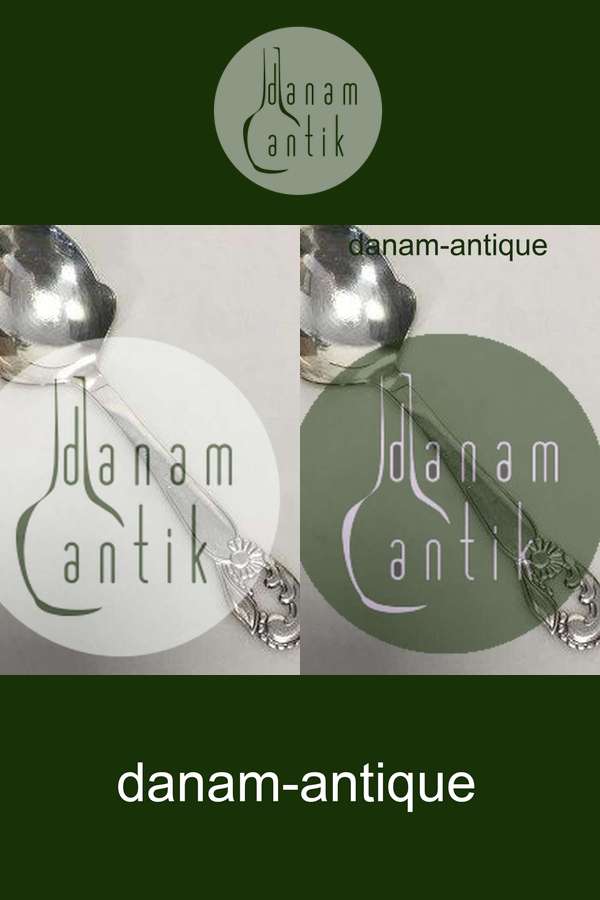 Gennembrudt. Sølvplet Kartoffelske Københavns Ske-Fabrik