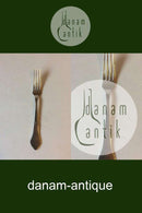 Kongebro Cohr Alta sølvplet Spisegaffel