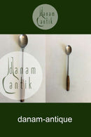 Fjord IHQ Quistgaard Langer Löffel aus Stahl und Teakholz