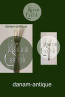 Hertha Cohr sølvplet spisegaffel