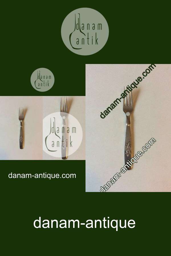 Klokkeblomst ABSA silver plate Lunch Fork Københavns Ske-Fabrik