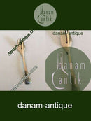 「Largo」ランチフォーク (ステンレススチール)。 DKF Lundtofte。 