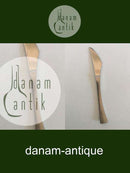 "Largo "餐刀，带烧烤刀片。DKF Lundtofte不锈钢