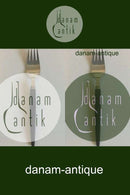 Eton Raadvad Spisegaffel i Stål og Palisander