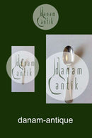 Zweischneidiger Cohr-Löffel aus Silberblech