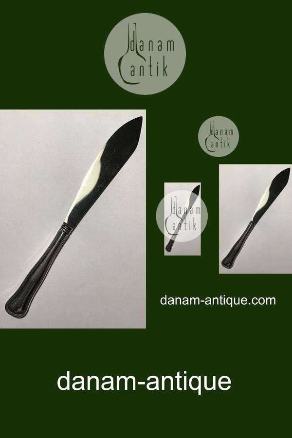 Dobbeltriflet Cohr sølvplet Lagkagekniv