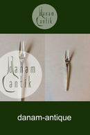 Farina sølvplet Pålægsgaffel Dansk Krone Sølv