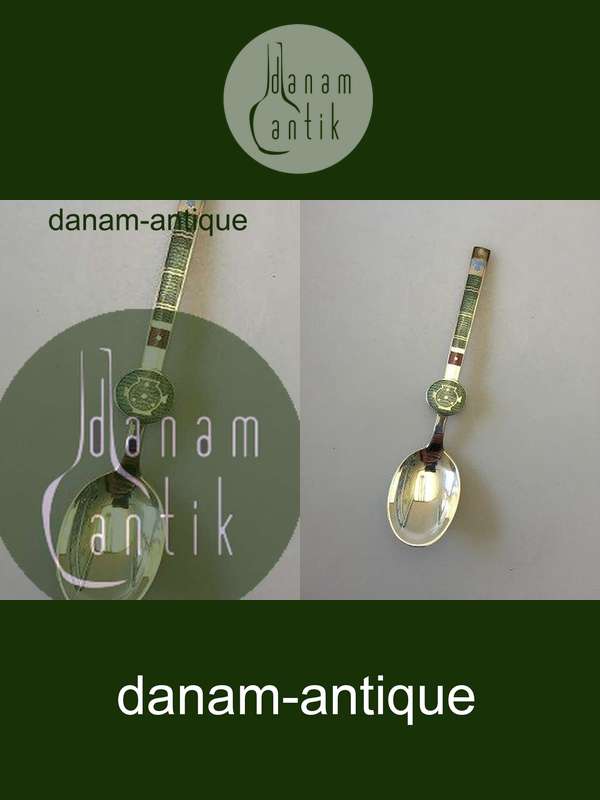 A.ミケルセン スターリングシルバー＆エナメル ムーンスプーン No.2 ポール・ルネ・ゴーギャンデザイン