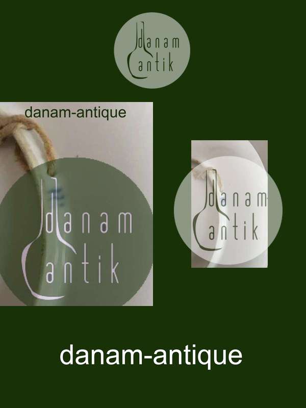 ロイヤルコペンハーゲン 手描きモチーフのプレート 1850-1870年製