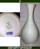 Royal Copenhagen Krystal Glasur Vase Grøn