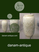 Royal Copenhagen Art Nouveau Krystal Glasur Vase af Valdemar Engelhardt Grøn