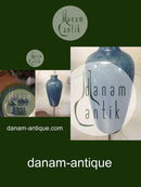 皇家哥本哈根新艺术主义花瓶水晶釉卢德维格森绿松石色