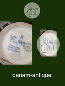 Royal Copenhagen Art Nouveau Krystal Glasur Vase i Grøn af Valdemar Engelhardt