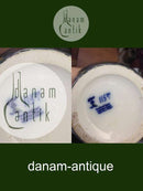 Royal Copenhagen Jugendstil-Vase aus Kristallglasur in Schwarz von Ludvigsen