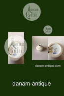 Royal Copenhagen Kristallglasurvase mit Schlangenhautglasur von Valdemar Engelhardt F656