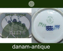 Royal Copenhagen Art Nouveau Platte med fugle No 1703