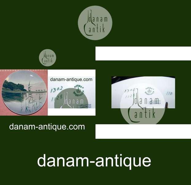 Royal Copenhagen Art Nouveau Vægtallerken No 1302/1128