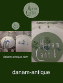 Royal Copenhagen Art Nouveau Vægtallerken med lilje No 79/1117