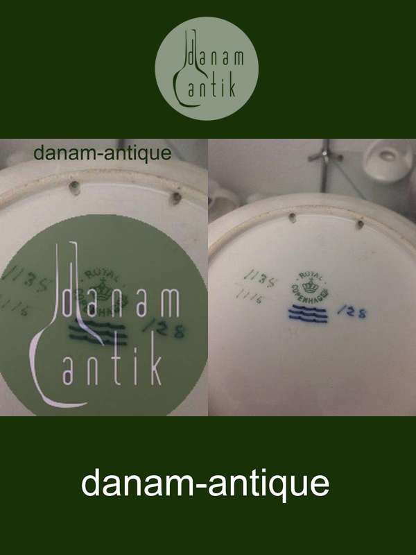 Royal Copenhagen Art Nouveau Vægtallerken med Måger No 1138/1115